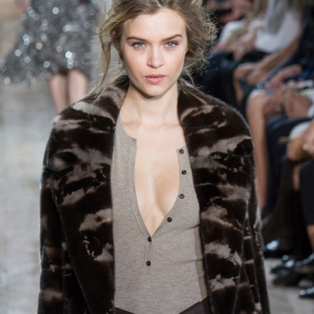 Michael Kors✨Runway line, waffle knit Henley